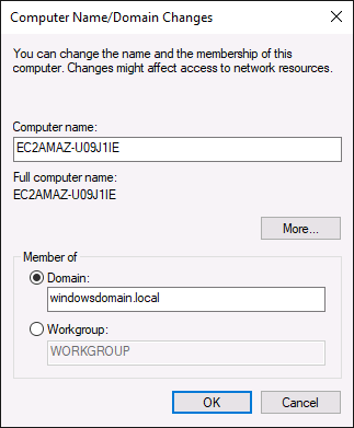 Domain Changes