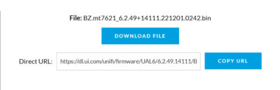 Ubiquiti Firmware Download Popup