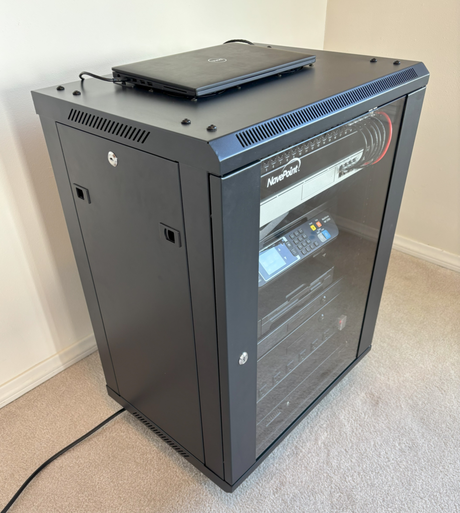 Picture of a Small Office Home Office Mobile Network Rack